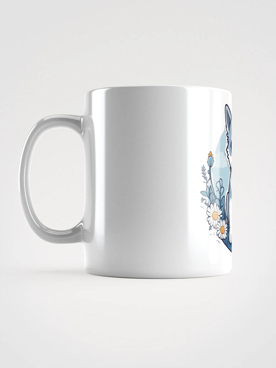 Blue Daisy White Glossy Mug product image (12)