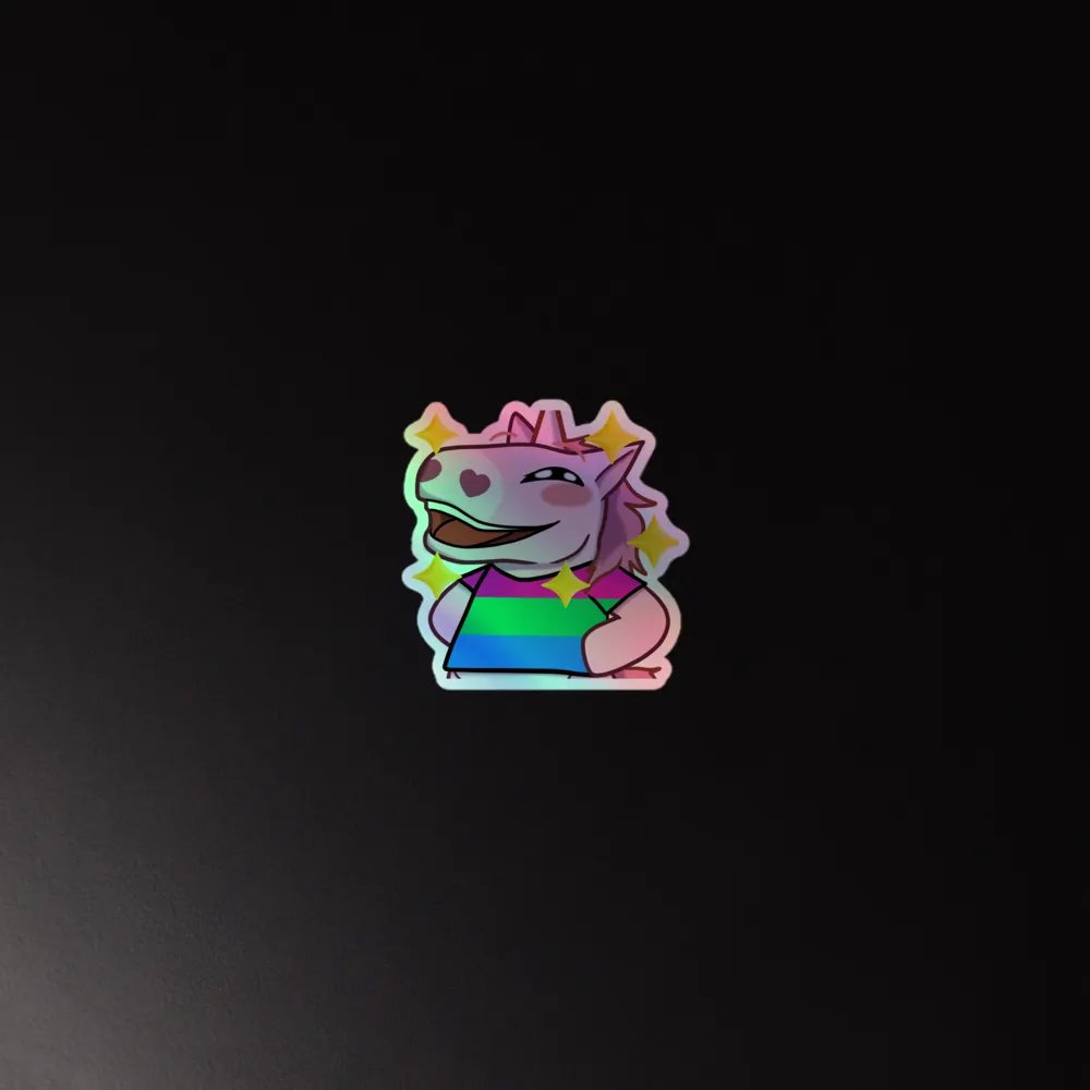 POLY Pride Holographic Sticker product image (4)