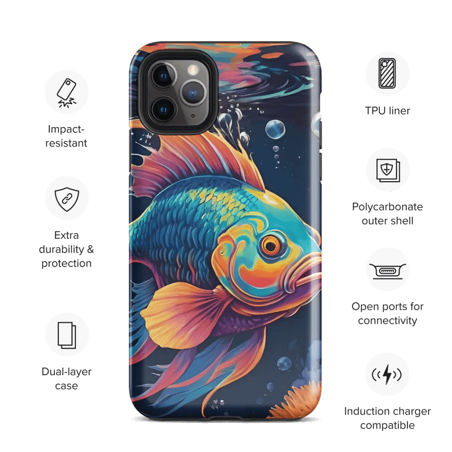 Aquatic Oasis: Coral Reef Fish iPhone Case product image (35)