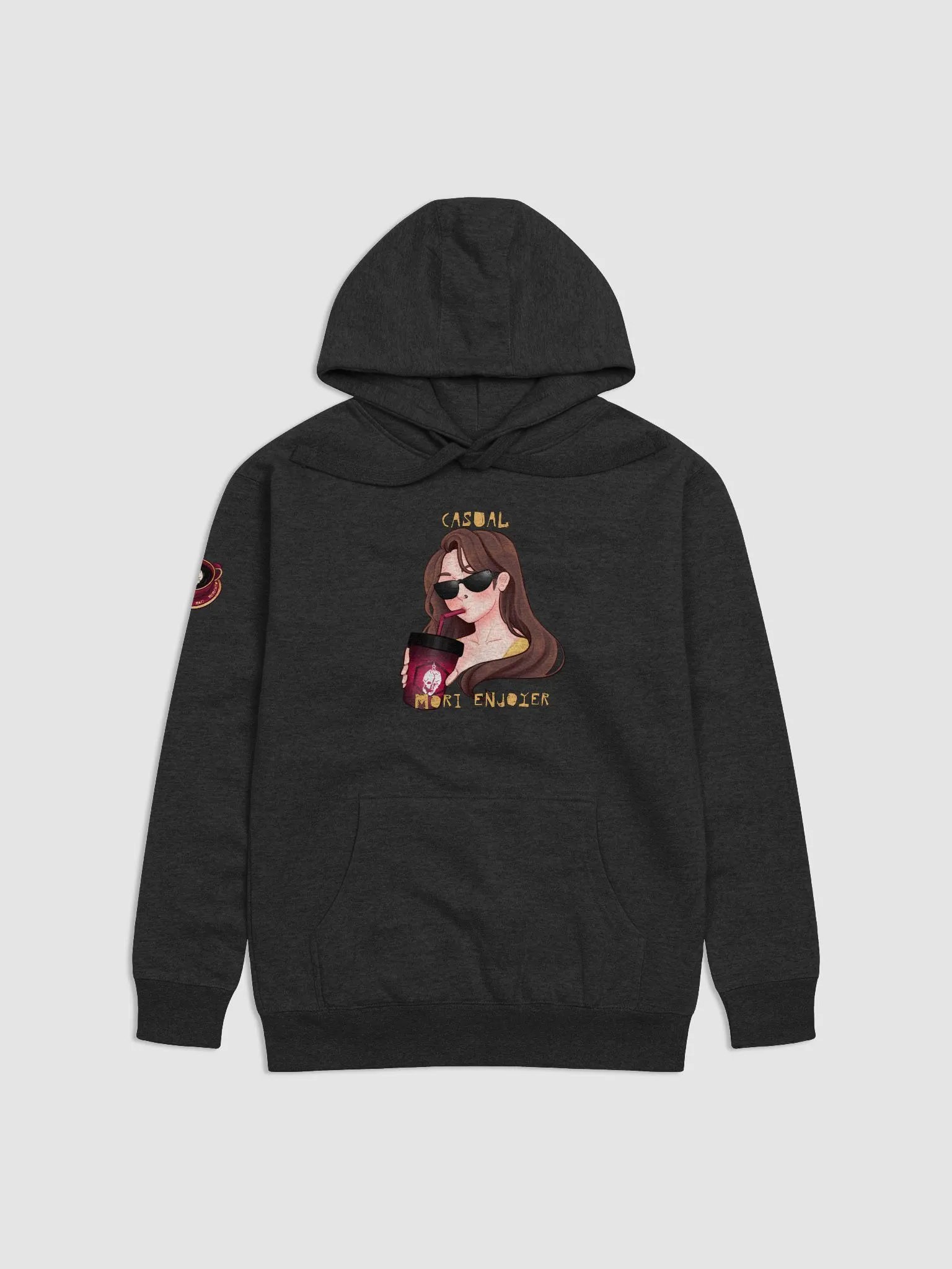 Casual Mori Enjoyer Cotton Hoodie product image (2)