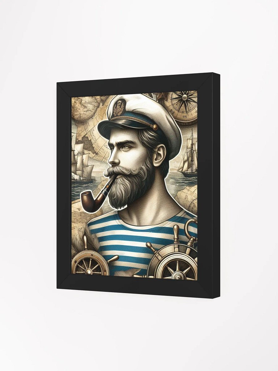 Nautical Captain's Portrait - Framed Matte Poster product image (15)