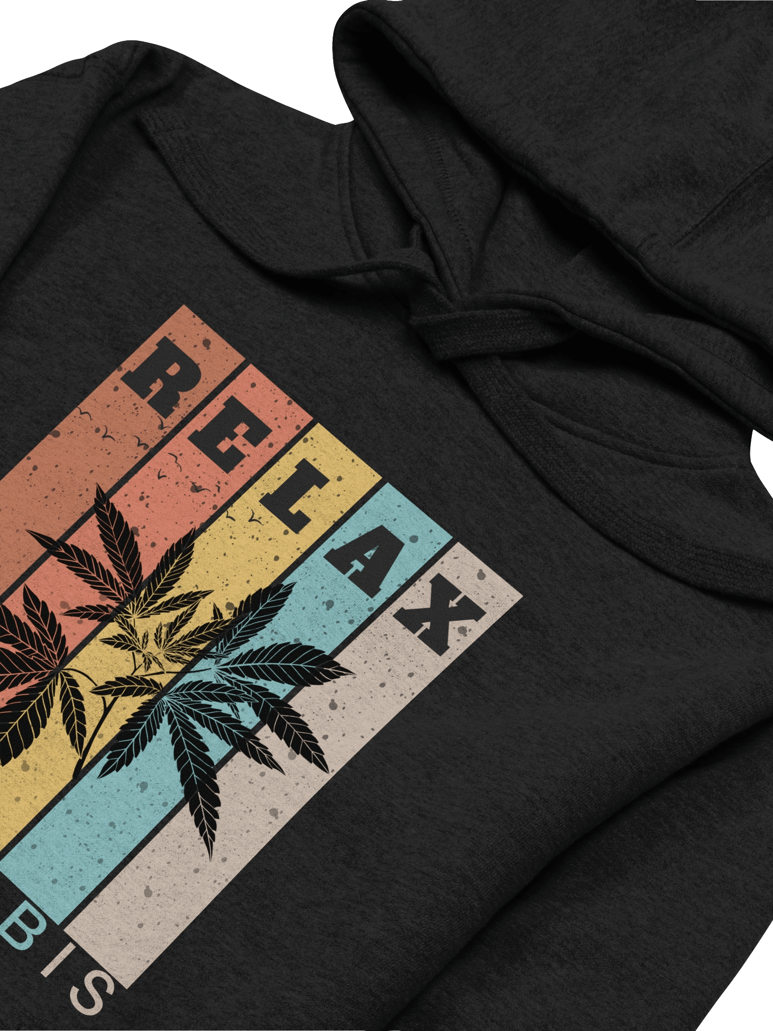 Relax Cannabis Silhouette & Sunset Colors | Premium Unisex Hoodie product image (2)