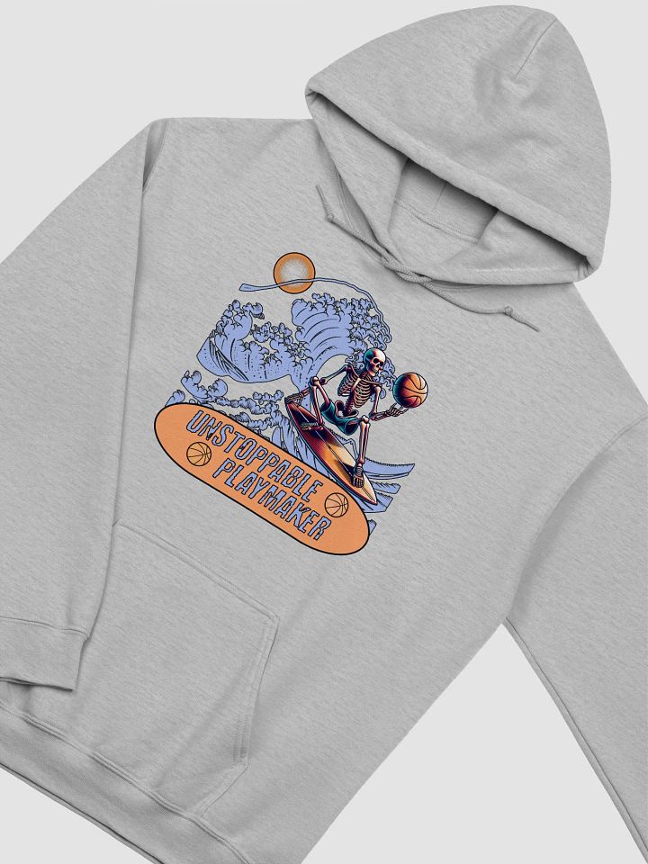 Unstoppable Playmaker Skeleton Basketball Hoodie product image (18)