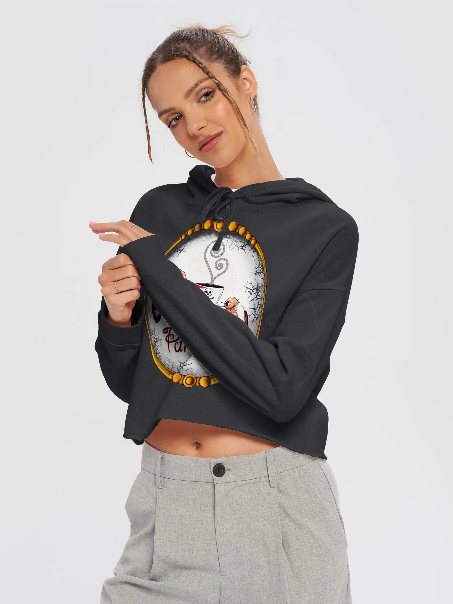 Tea Punk Crop Hoodie product image (16)