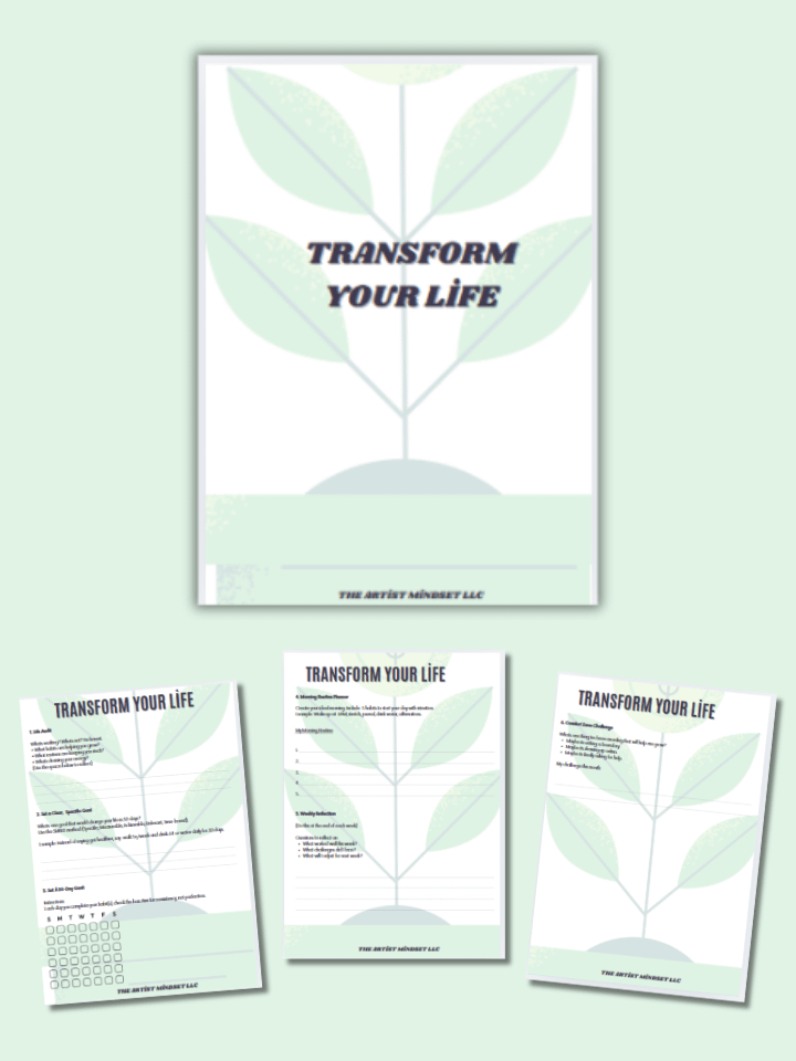 Transform Your Life in 30 Days Journaling Worksheet 🌱 product image (2)