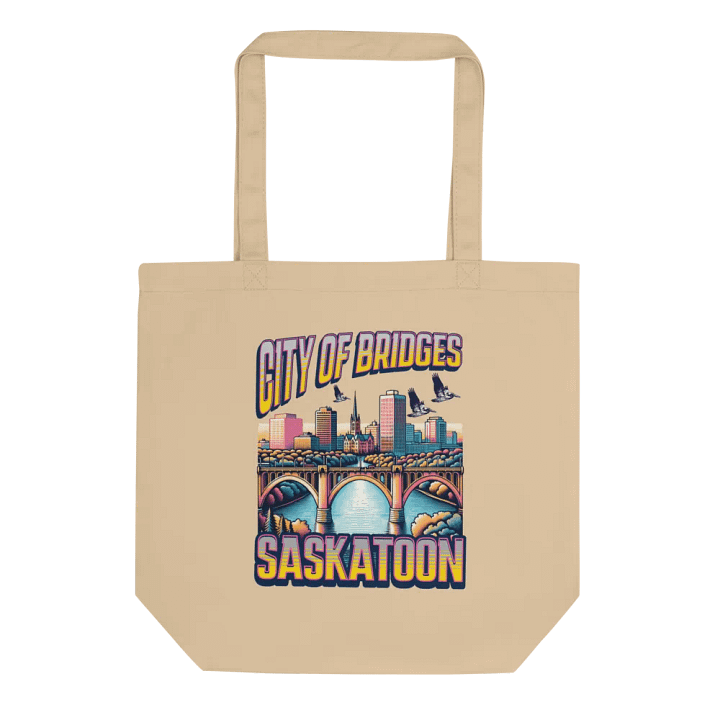 City Of Bridges Saskatoon Skyline Eco Tote product image (1)