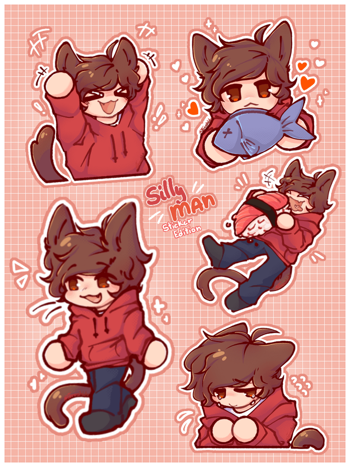Silly Little Man Vinyl Sticker Pack product image (1)
