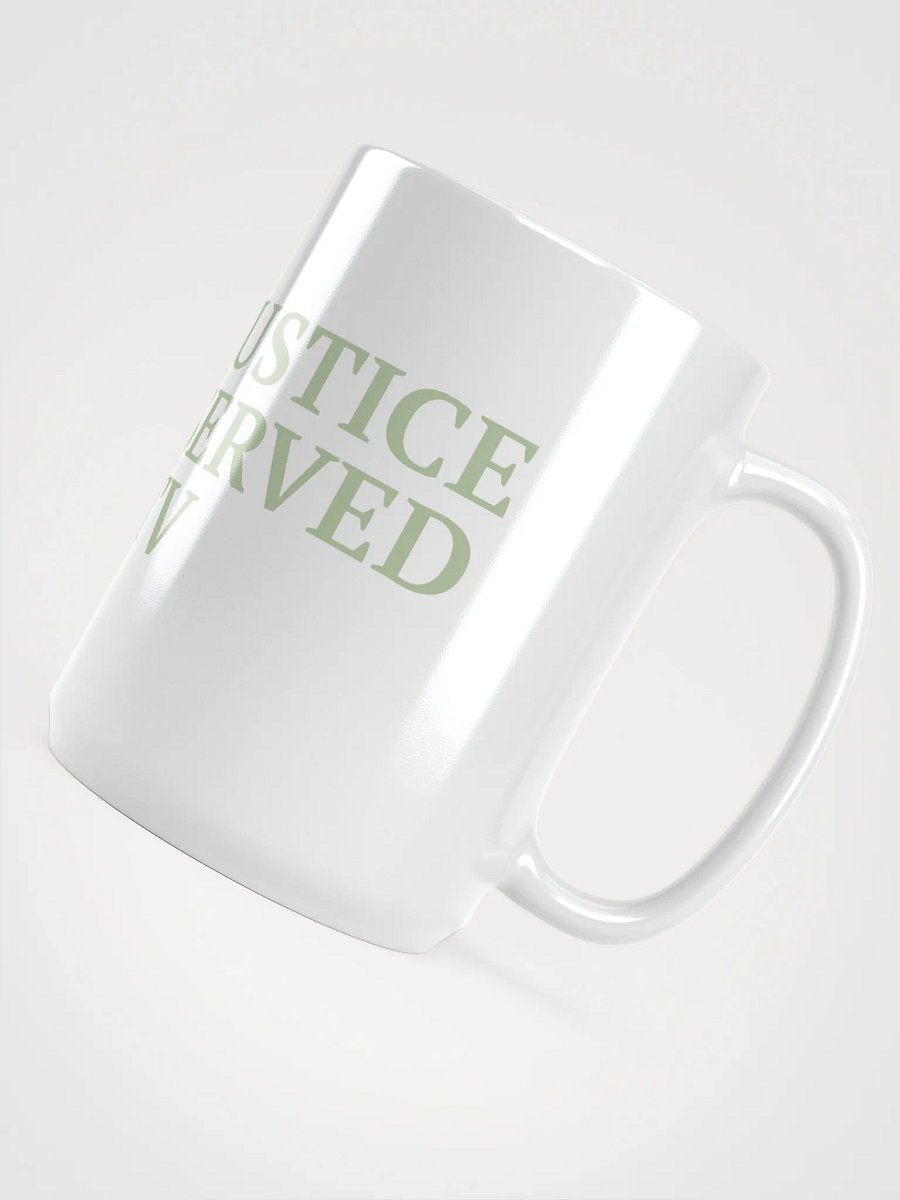 Justice Served TV White Glossy Mug product image (5)