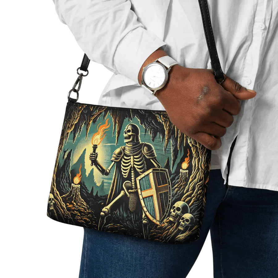 Skeleton Knight Explorer Crossbody Bag - Spooky Monster Purse product image (11)