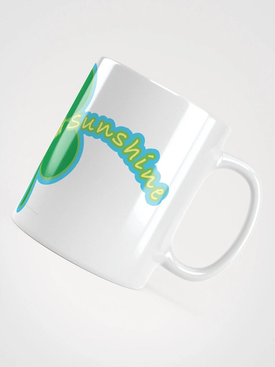 SHAMROCKS AND SUNSHINE • white glossy mug product image (7)