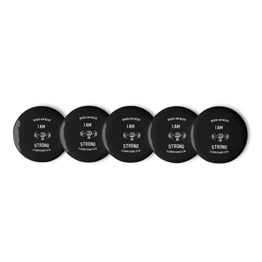 I Am Strong Pin Sets: Black product image (5)