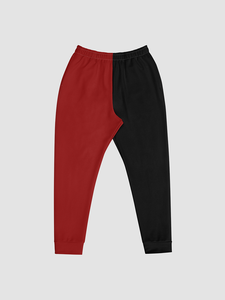 Black and Red SPLIT Men's Joggers product image (2)