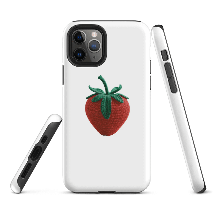 CozyAvocado Tough Case for iPhone Strawberry #1 product image (2)