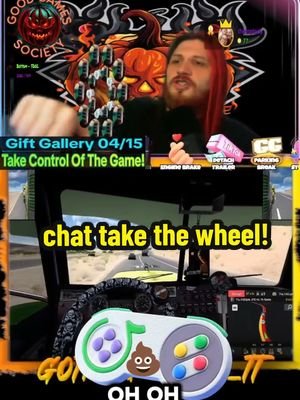 when you're chat decides to sabotage your game lol #tiktoklive #livehighlights #live #americantrucksimulator #livegift 