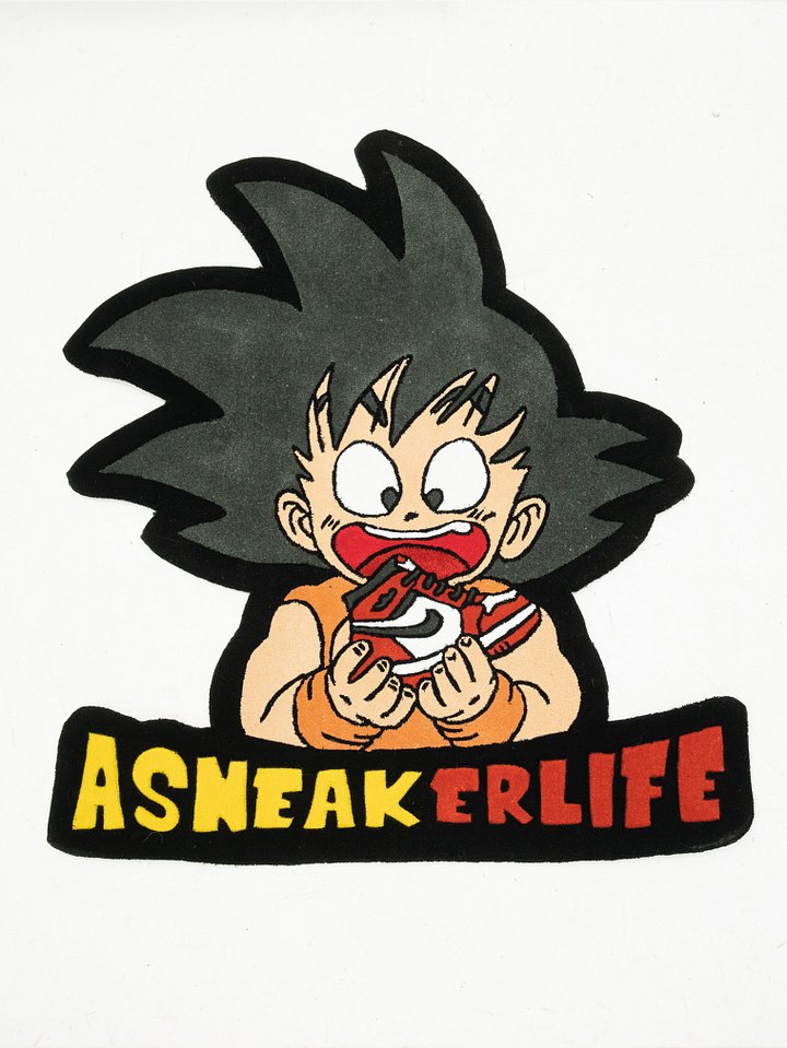 Kid Goku Sneaker Rug product image (1)