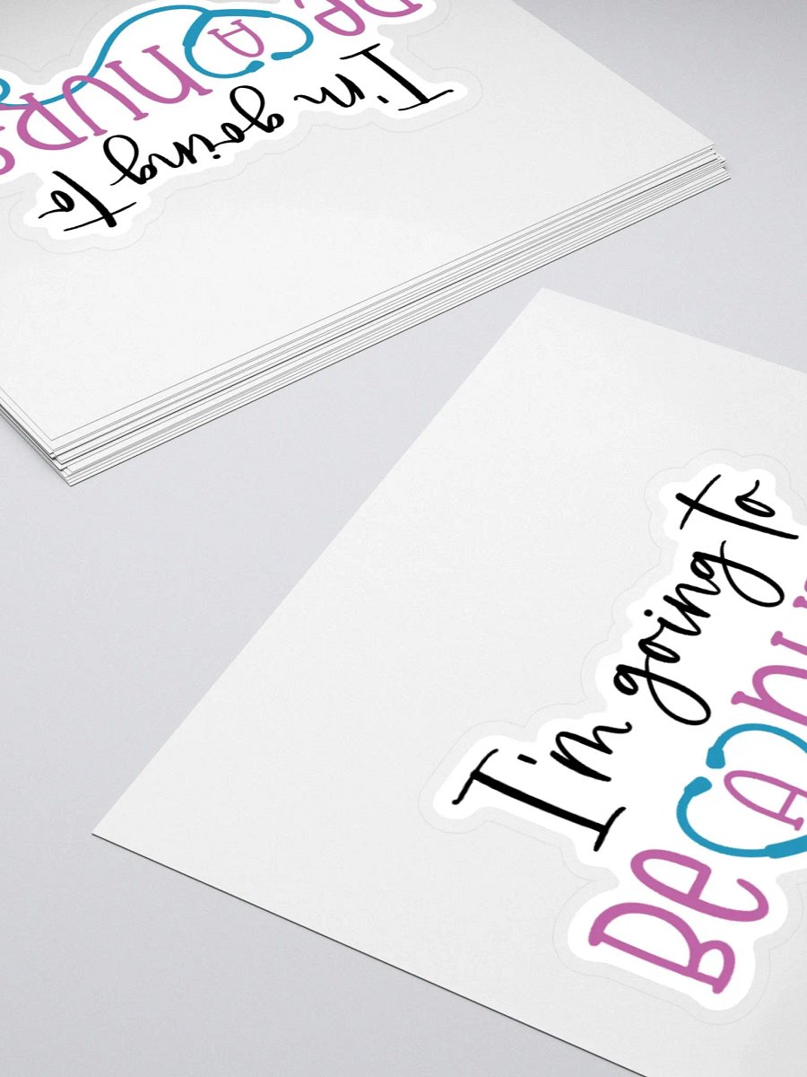 I’m Going to Be a Nurse Sticker product image (12)