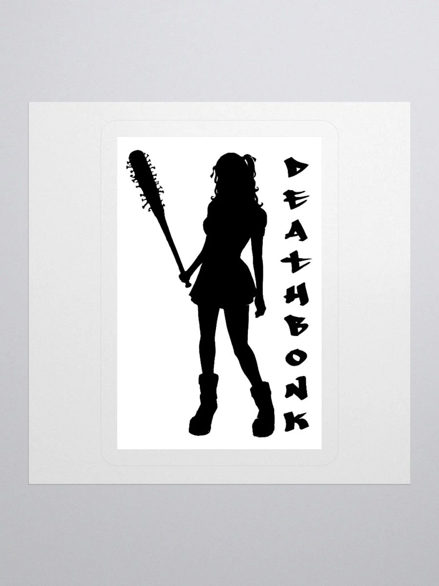 DEATHBONK Sticker (black on white) product image (3)