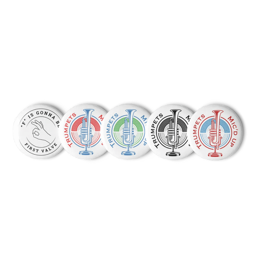 TMU Logo Pins (Set of 5) product image (2)