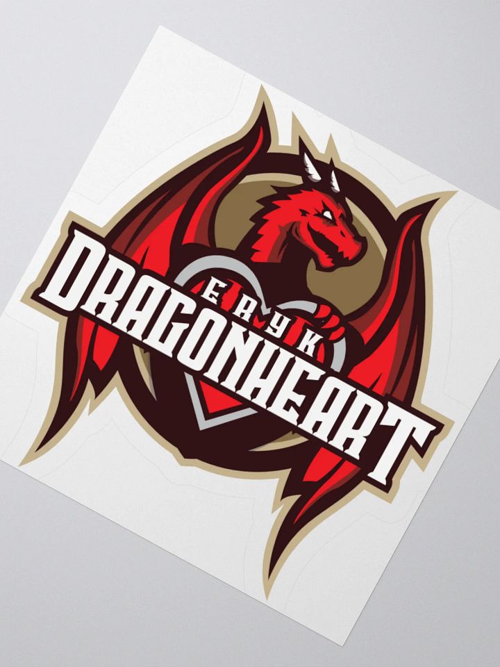 🔥 Dragonheart Sticker – Stick It. Slay It. Rule It. 🔥 product image (2)