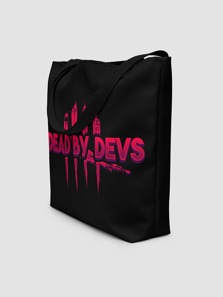 DEAD BY DEVS | All-Over Print Large Tote Bag w/ Pocket AOP AOP602 product image (1)