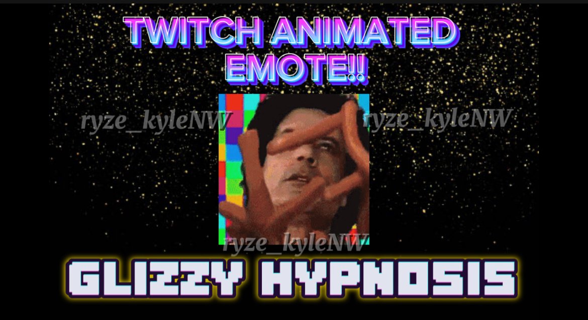 Twitch Animated Emotes GLIZZY HYPNOSIS product image (1)