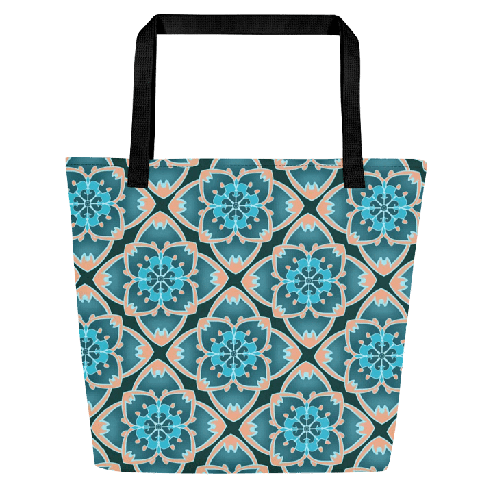 Beautiful Green Pillow Pattern All Over Print Tote product image (1)