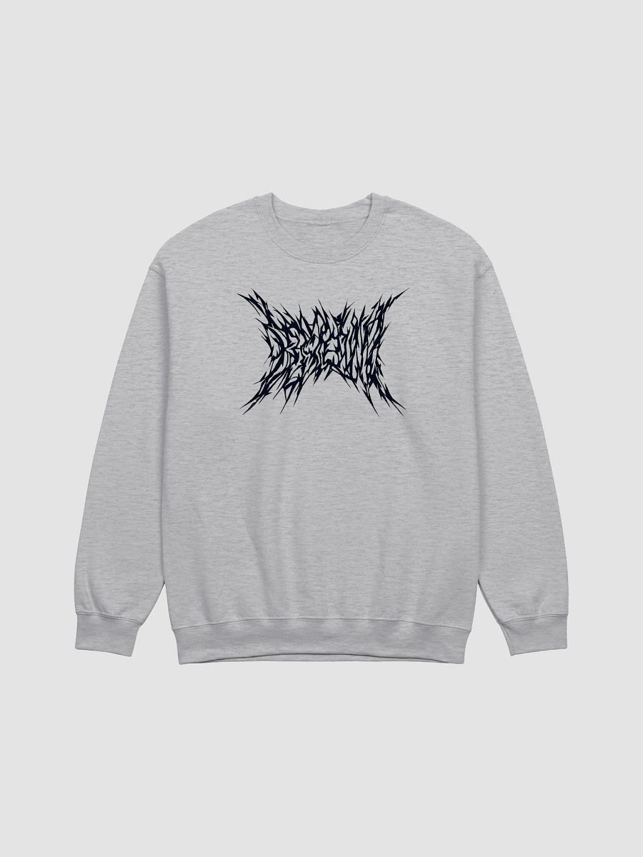 Death Metal Logo Sweatshirt (Black Text) product image (1)