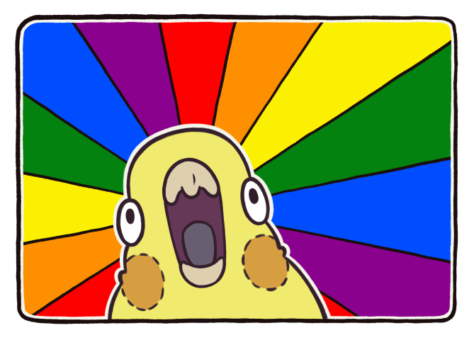 sticker : pride scream product image (2)