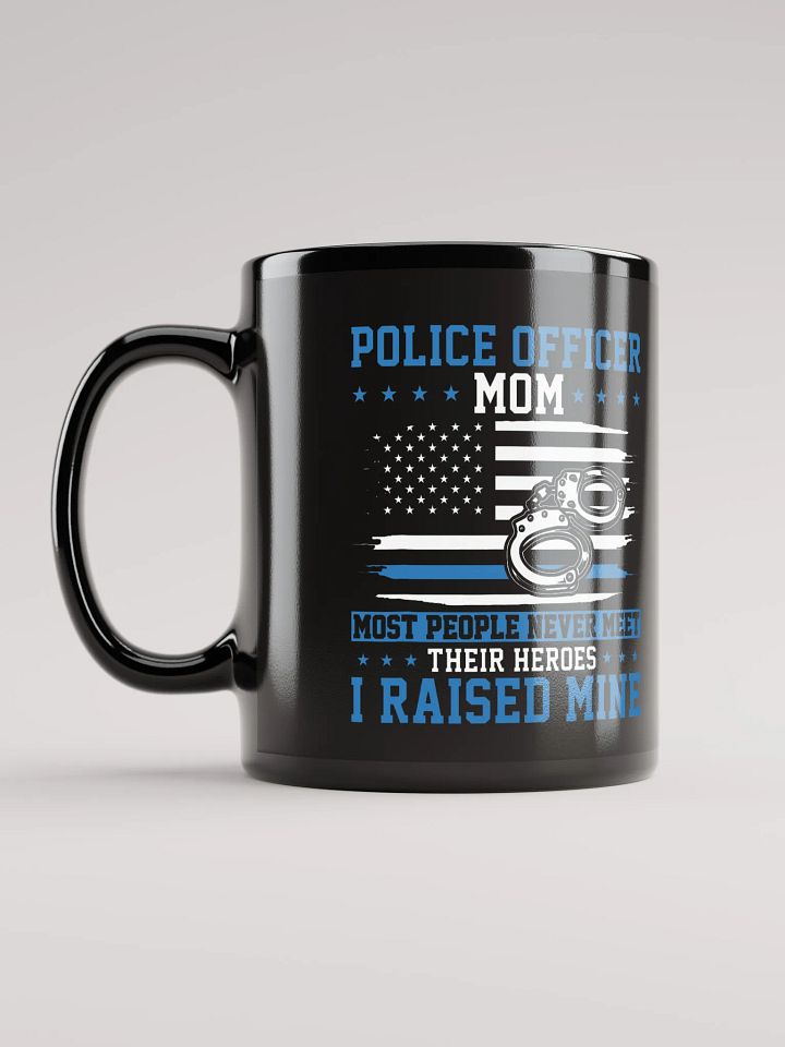 Police Officer Mom - Black Mug product image (2)