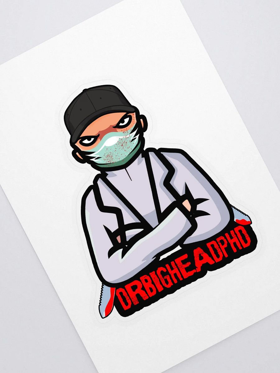 Intense Green Mask Sticker Sheet product image (1)