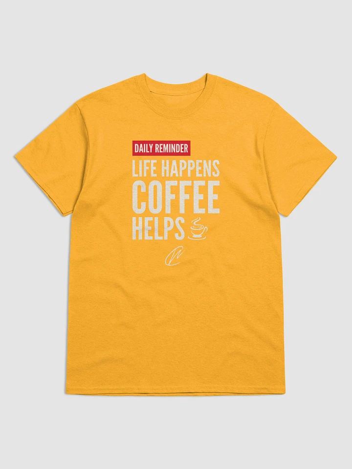 Coffee Helps - Gold TShirt product image (1)
