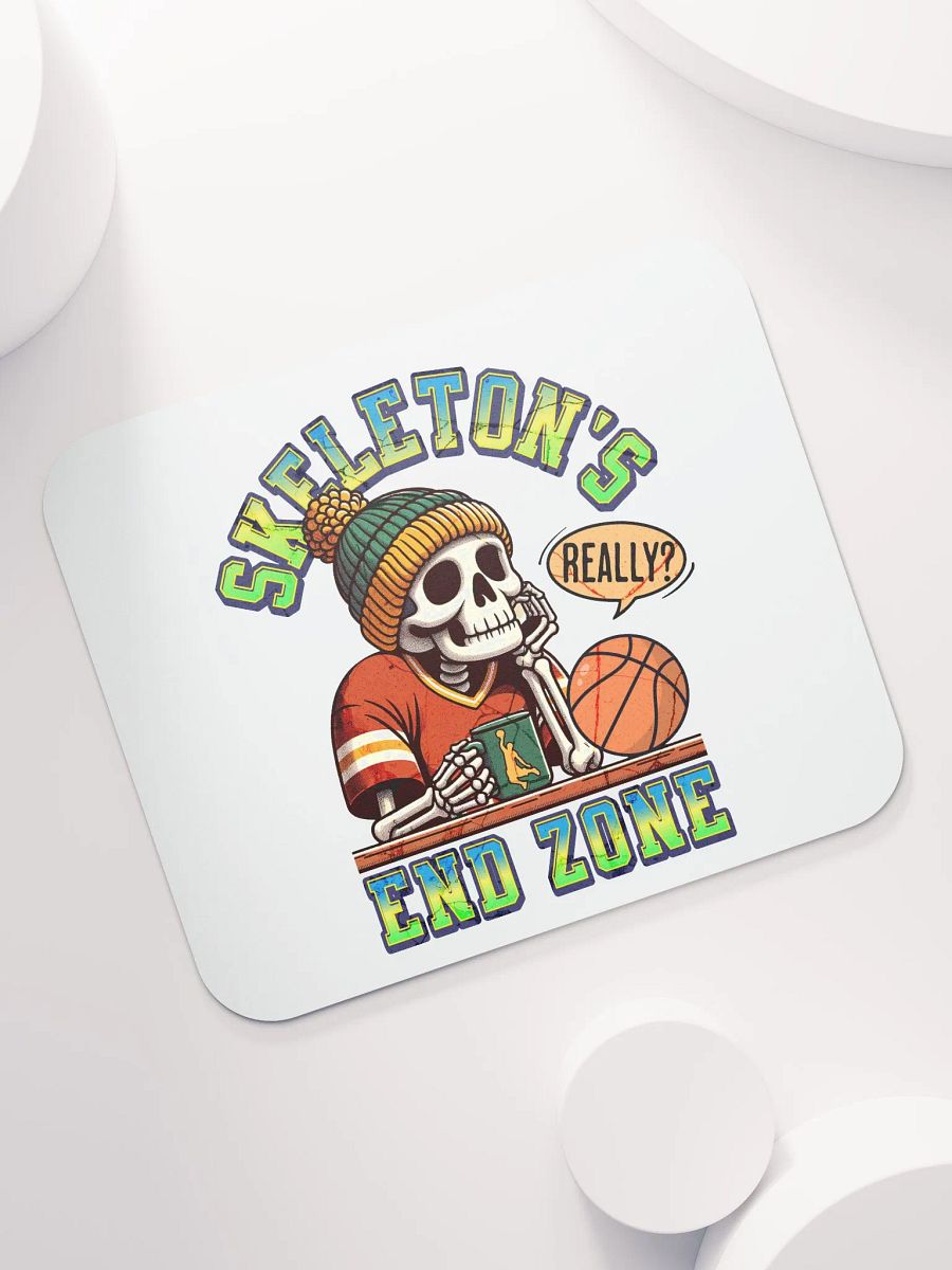 Skeletons End Zone Basketball Mouse Pad product image (5)