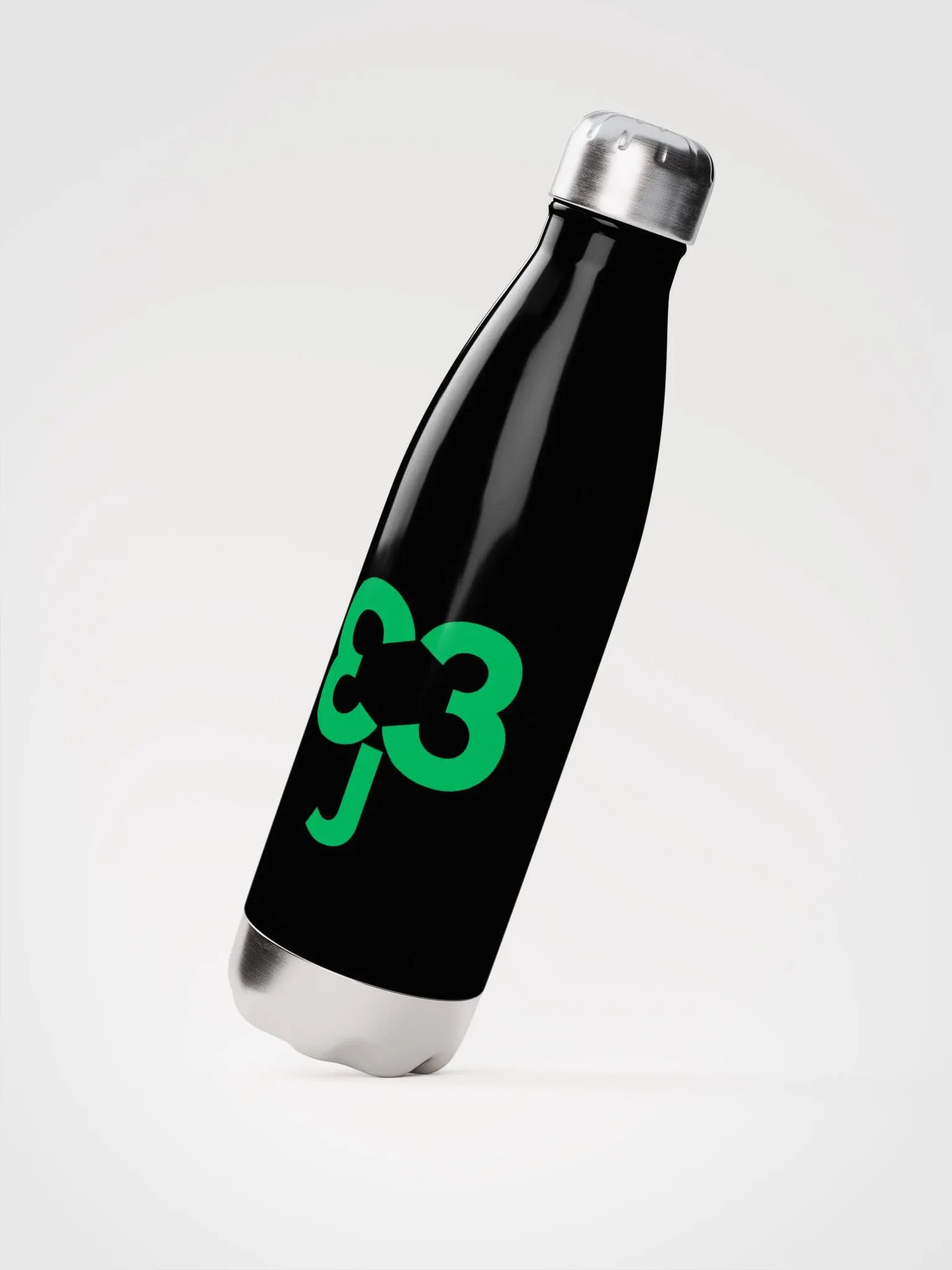 St. Patricks Day Text Clover Stainless Water Bottle product image (2)