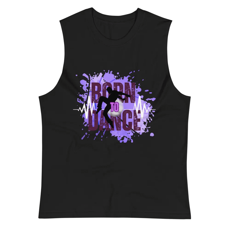 Expressive Born to Dance His Silhouette Muscle Tank product image (3)