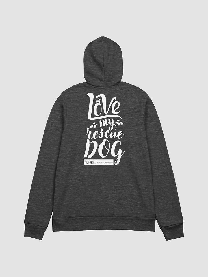 Love My Rescue Dog - Hoodie - Heather Gray product image (1)