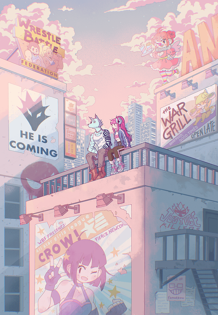 Crow and Wolf Poster product image (1)