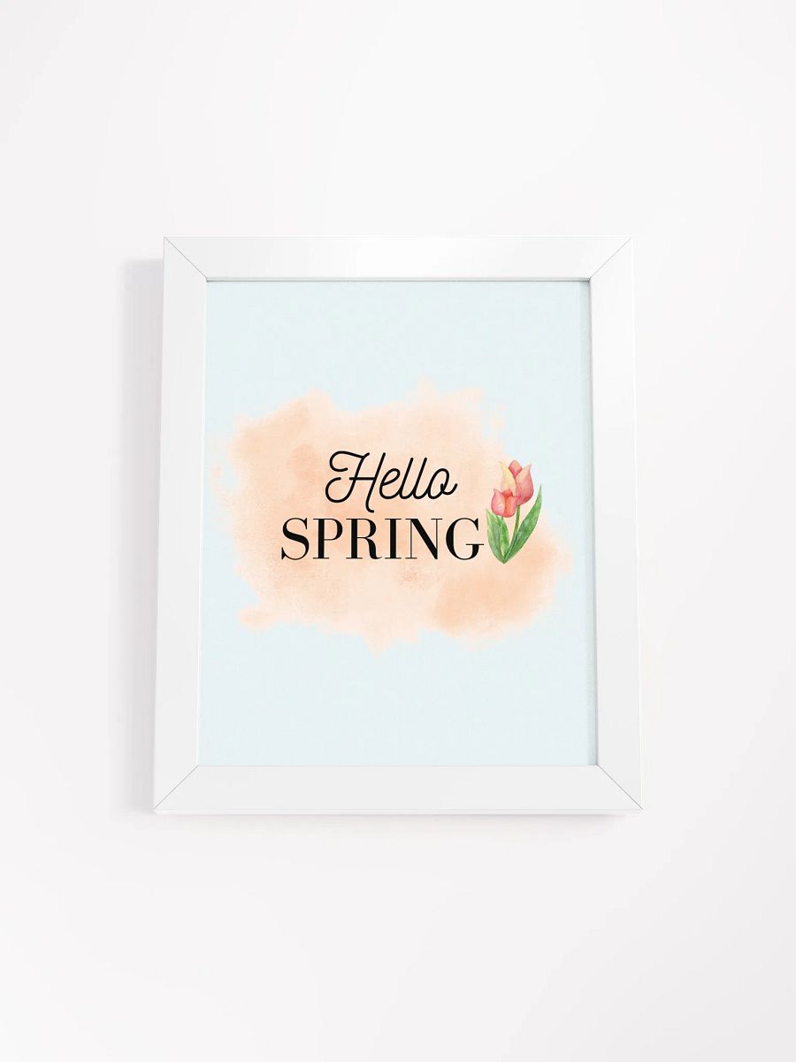 Hello Spring Matte Poster product image (1)