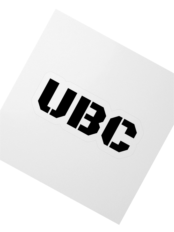 UBC "Black Ops" Sticker product image (2)