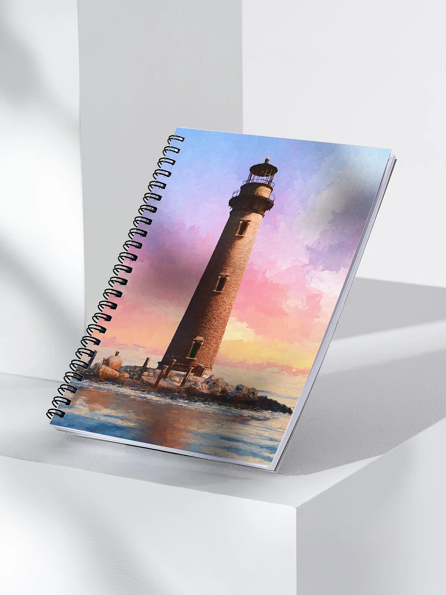 Sand Island Lighthouse – Mobile Alabama Spiral Notebook product image (3)