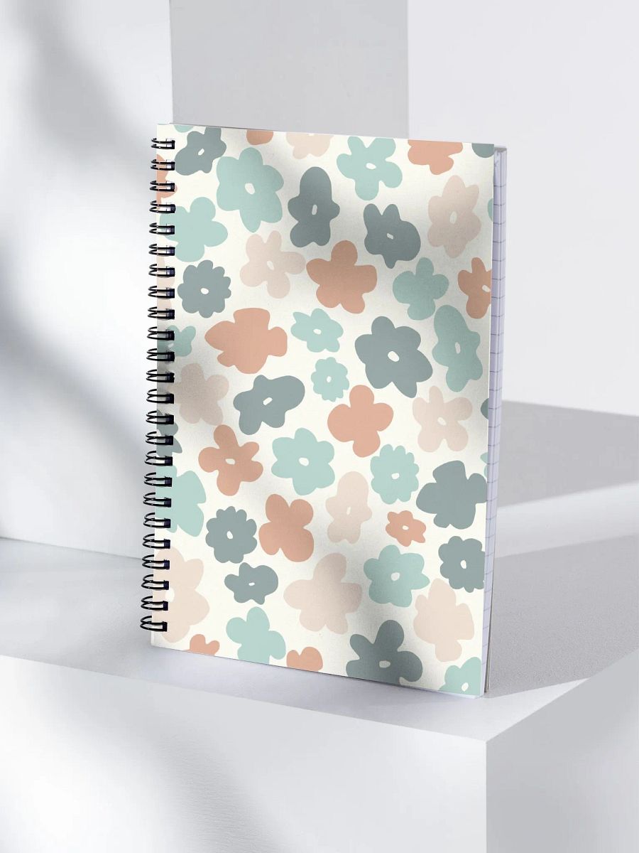 Boho Flower Spiral Notebook product image (4)