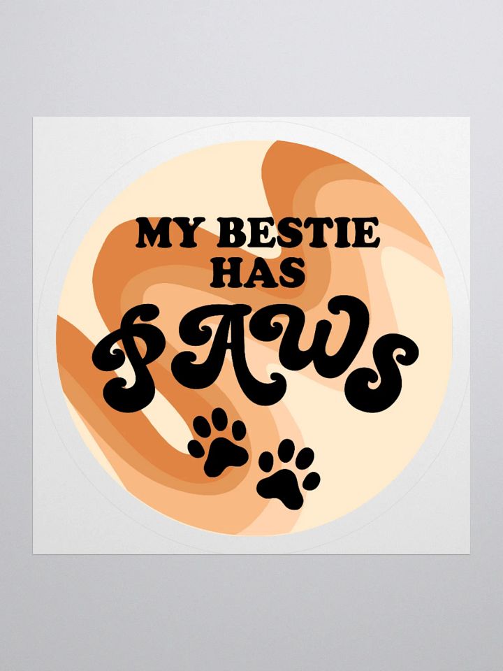 Paw Print Bestie Sticker product image (1)