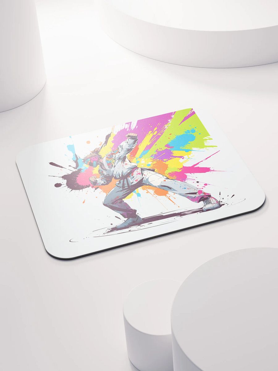 Classic Mouse Pad ( D_0144_Color Kick Taekwondo Boy of the Streets ) product image (4)