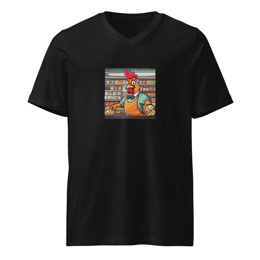 Cluckmart Attendant V-Neck Tee product image (1)