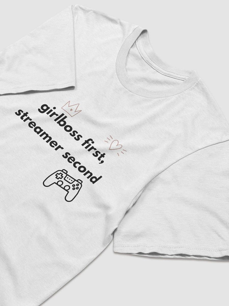 Girlboss First, Streamer Second Lightweight Tee product image (4)
