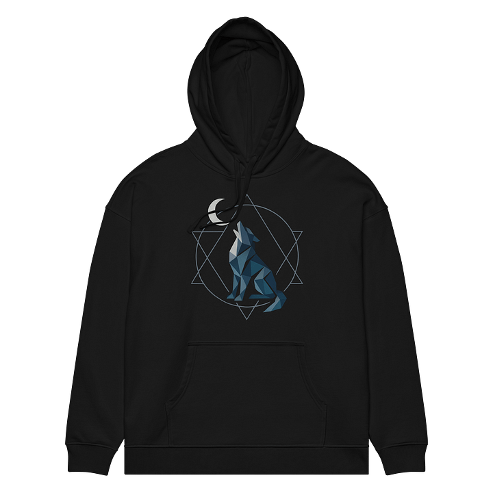 Lunar Howl Unisex Organic Hoodie product image (5)