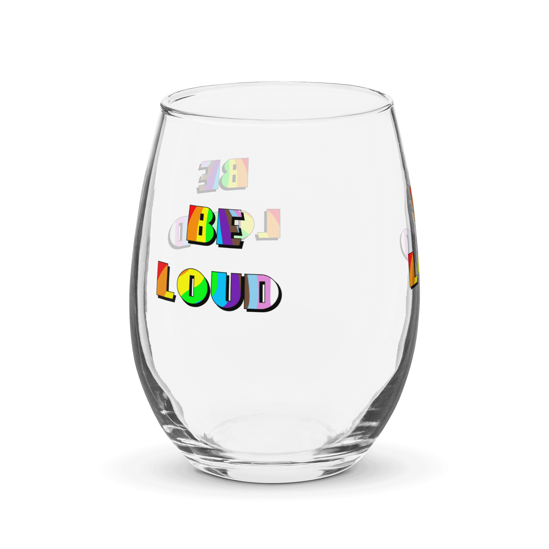 Be Loud Wine Glass product image (4)