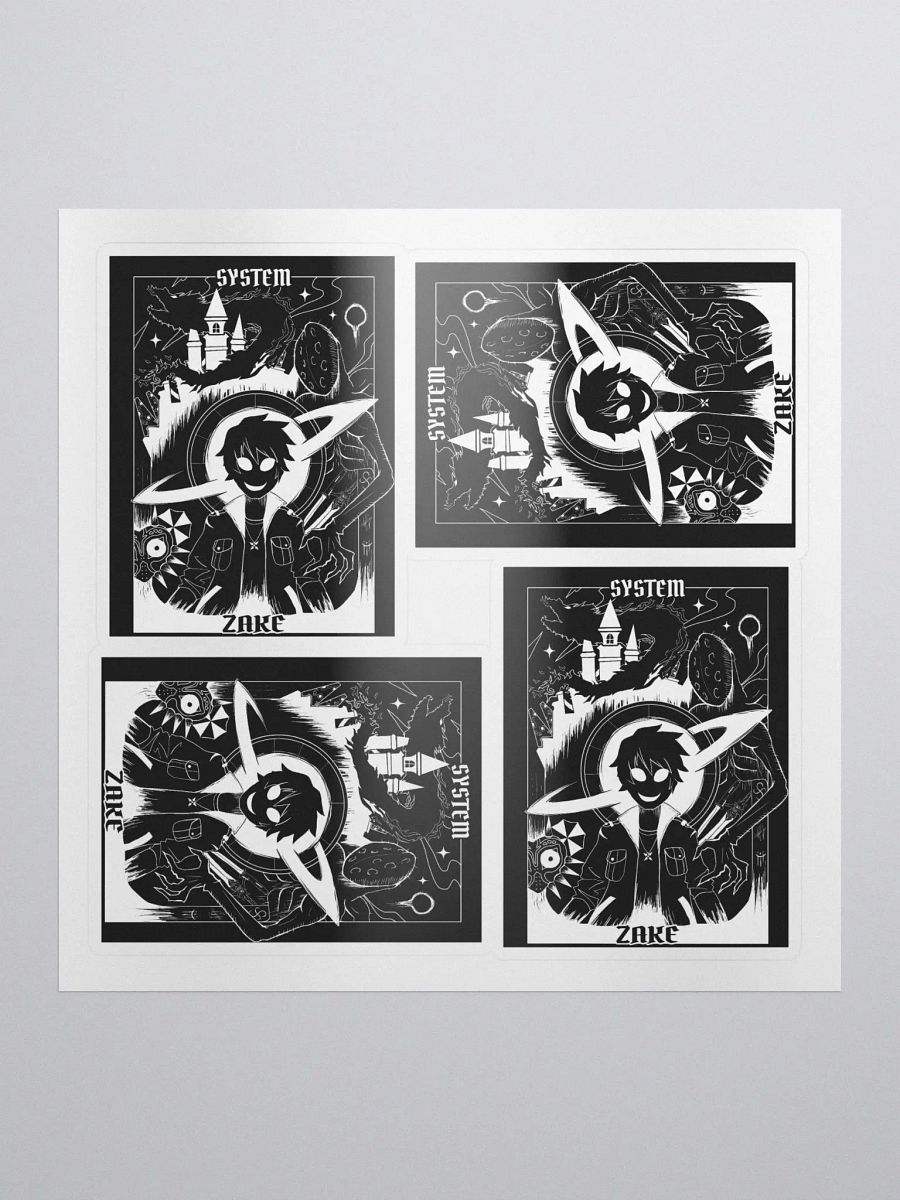 VILLAIN SERIES - TAROT 4 PACK STICKERS product image (1)