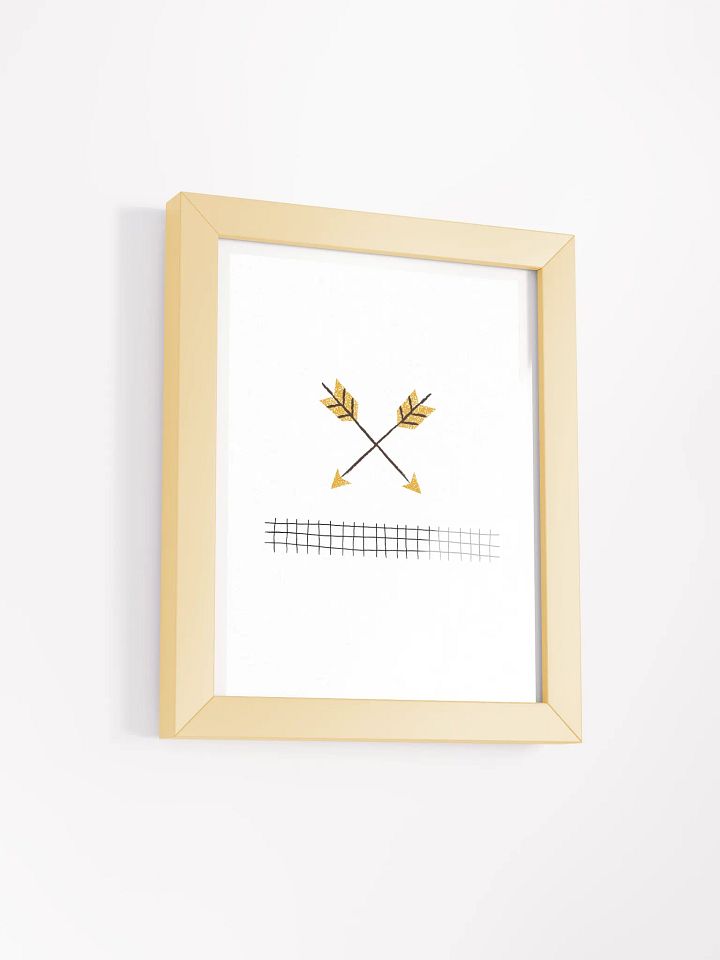 Crossed Arrows Framed Matte Poster product image (39)