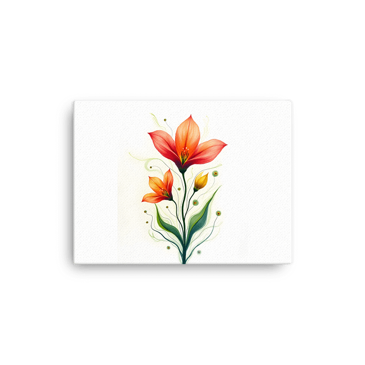 Whimsical Floral Delight Thin Canvas product image (3)