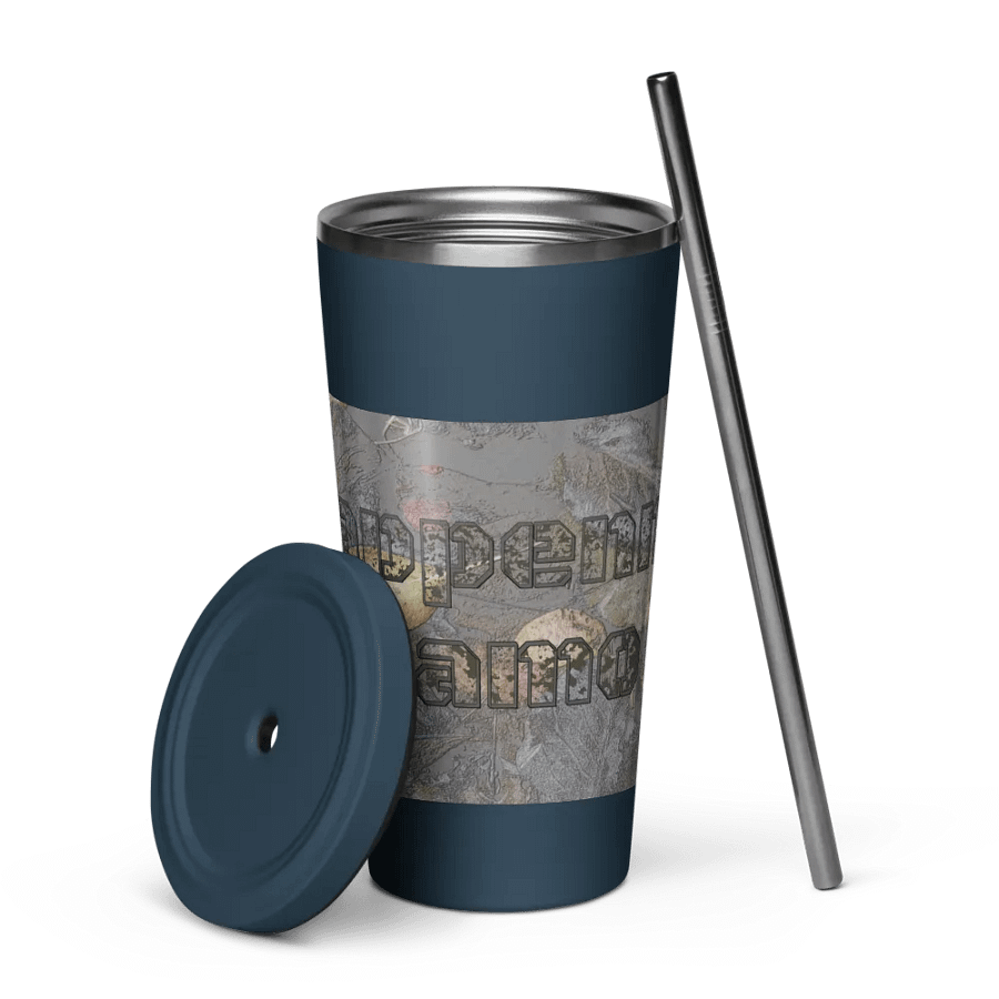 Insulated Tumbler with a Straw - MossyOak - It Happennnns Camo product image (5)